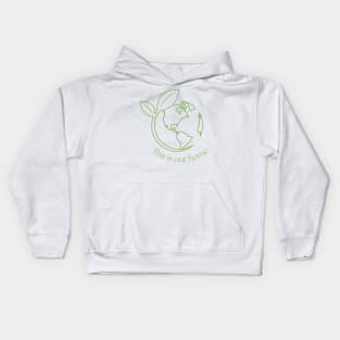Earth is Our Home Kids Hoodie